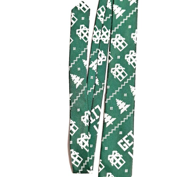 DEC. 25th Green Christmas Tie - Picture 5 of 10